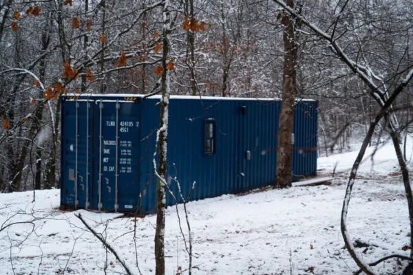 Luxury Shipping Container Homes (40’ x8'x 9’6” Tall) Two Blue, Two Grey