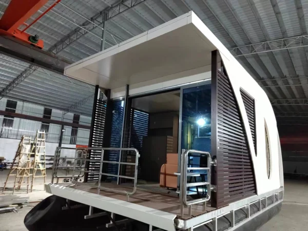 Premium 22 Ft Houseboat | Modern Floating Home with Panoramic Views