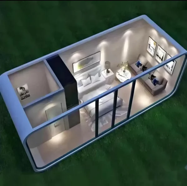 Stylish Prefab Modern Tiny House: 20ft, 30ft, & 40ft Modular Cabin - Image 2