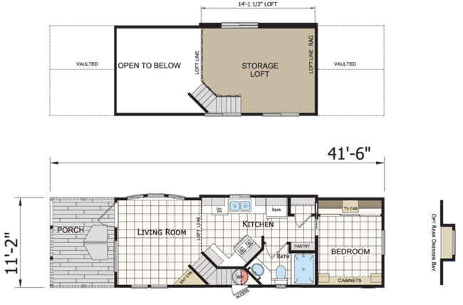 Genesis Mobile Tiny Home 1BR 1BA Loft-400 sq ft - Image 3